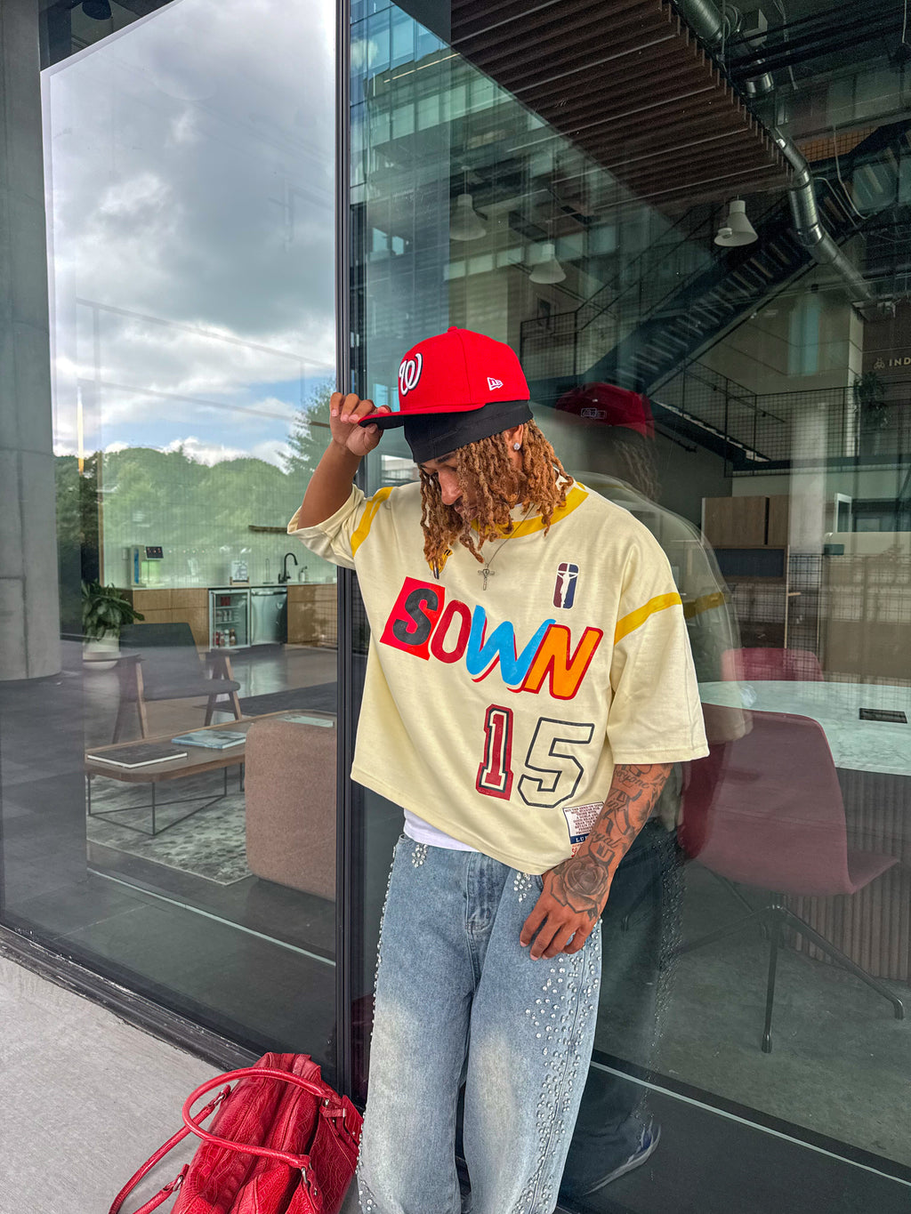 SOWN “Luke 8:15” Jersey Tee - Creme