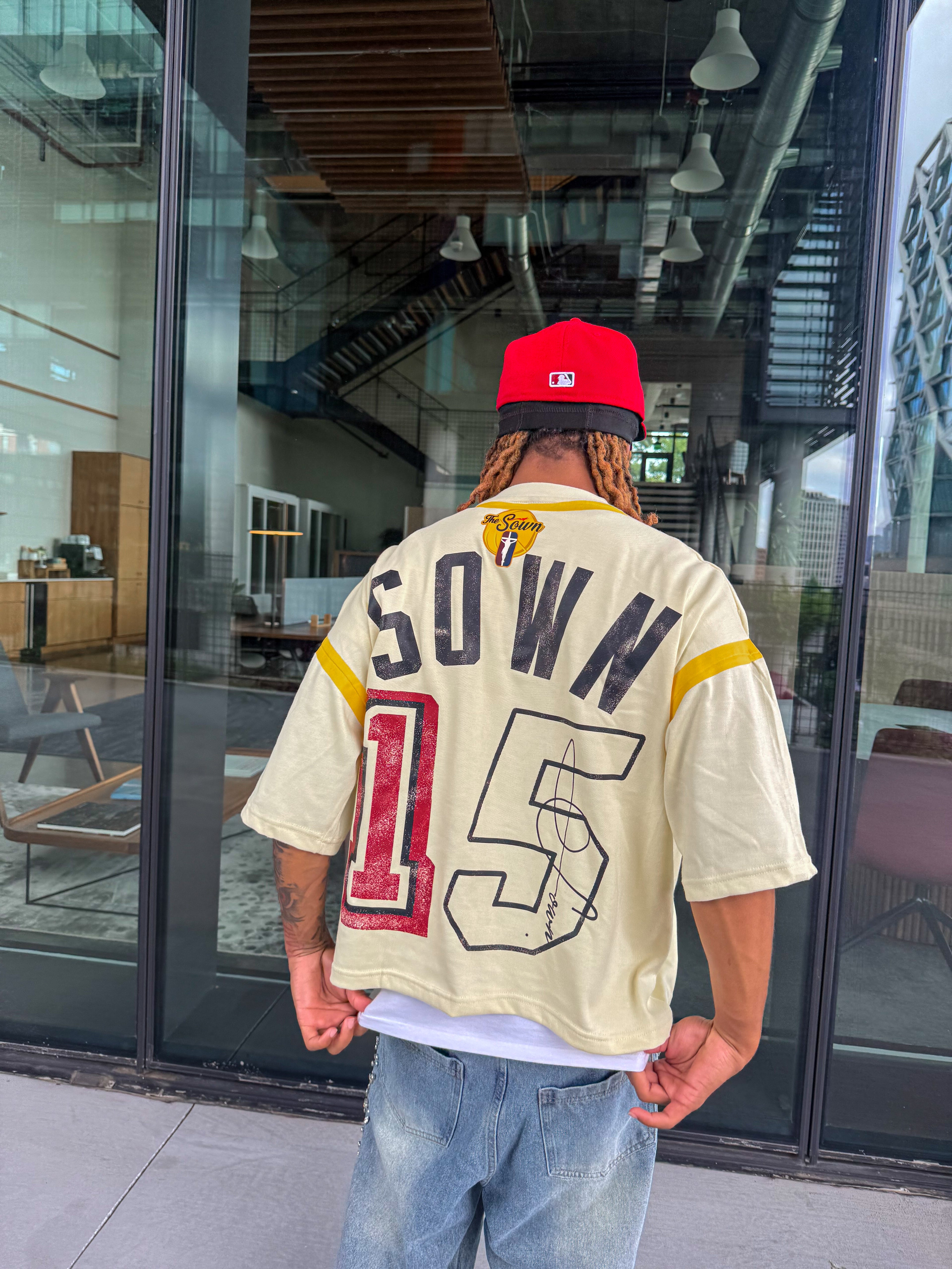 SOWN “Luke 8:15” Jersey Tee - Creme